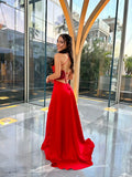 Rouge Silk Dress