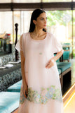Dress kaftans are a perfect choice for easy elegance, and our silk-organza Rose dress is crafted tastefully and represents chic yet elegant look. Comes with inner dress.