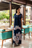 Sapphire silk-organza dress kaftan is designed to create true feminine sophistication. Comes with inner dress