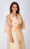 Tuns heads at your next event in magnificent full-length cape. This beautiful piece comes with embellishments.