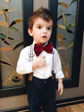 Baby boy shirt with separate bow tie 